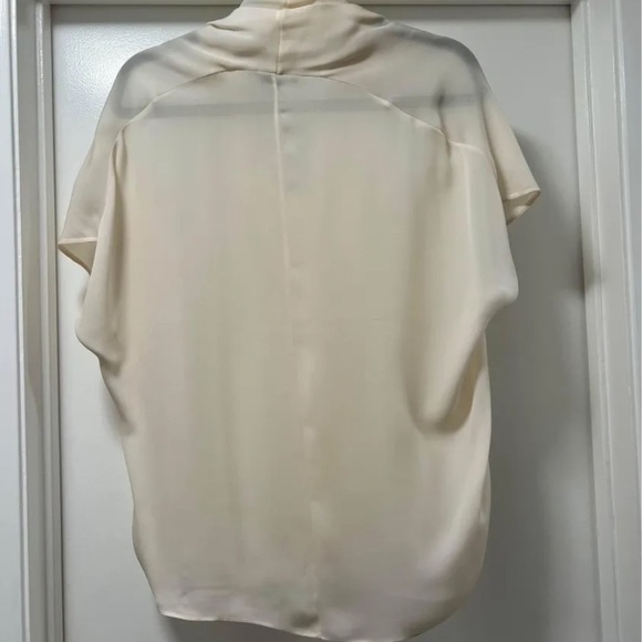 Vince Draped Silk Blouse - Picture 2 of 6